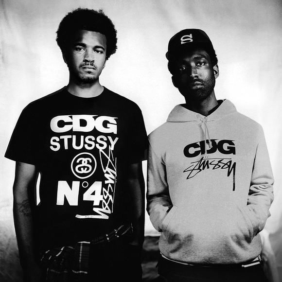 Stüssy x Comme Des Garçon Black Tee - Picture 1 of 4